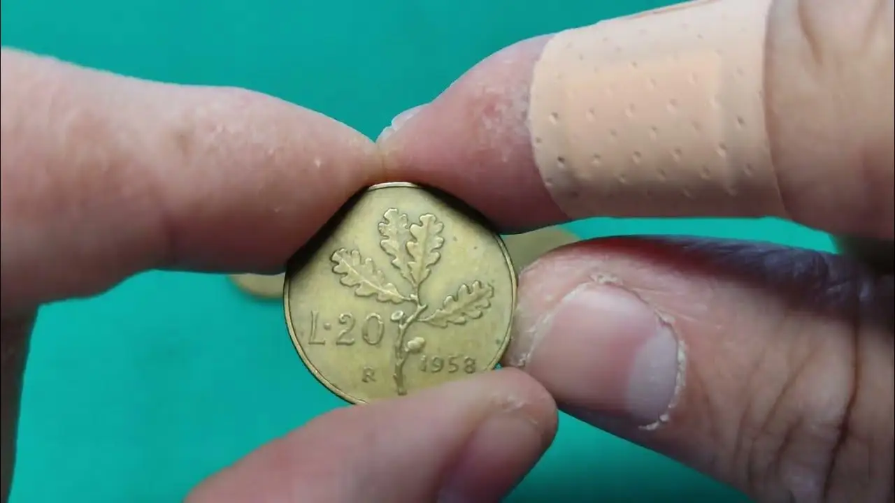 20 lire con ramo di quercia: se coniata nel 1968 può valere molto